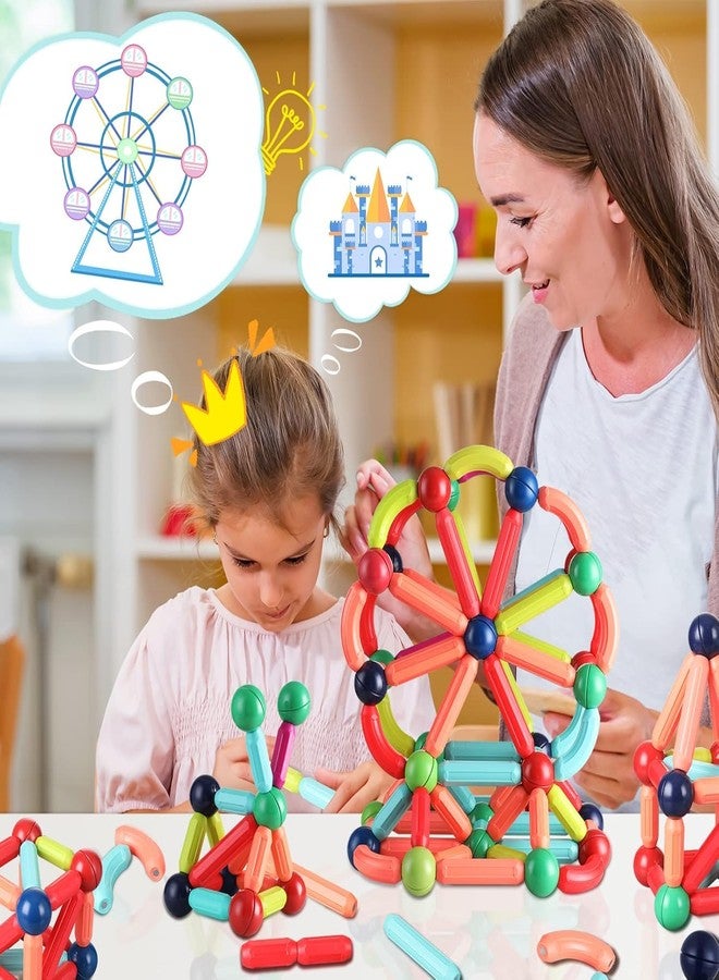 YUIOP - Magnetic Building Sticks for Kids - Learning Sticks & Balls - Educational Magnetic Building Blocks (25 Pcs) - Image 4